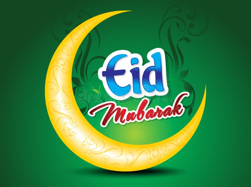 Eid mubarakh background Vector vector illustration