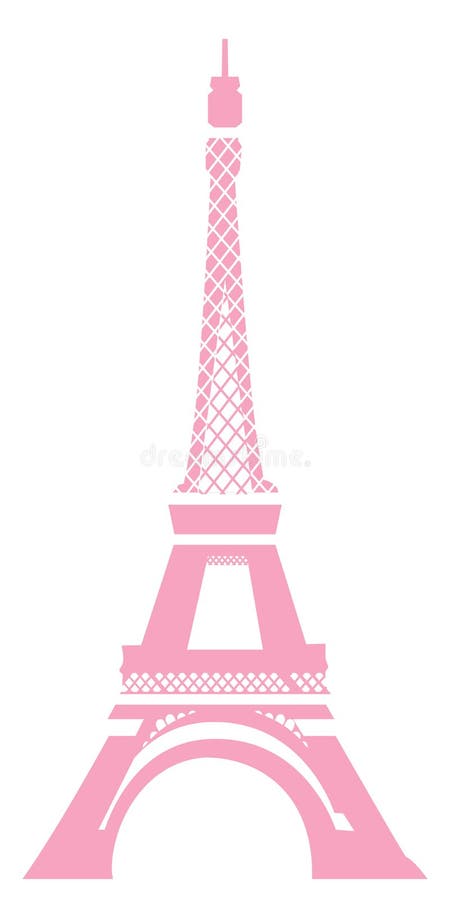 Torre Eiffel Rosa Png - Printable Eiffel Tower Outline