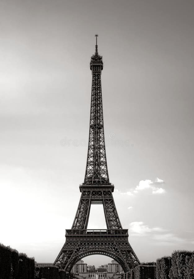 Eiffel Tower Classic Majestic View in Paris France