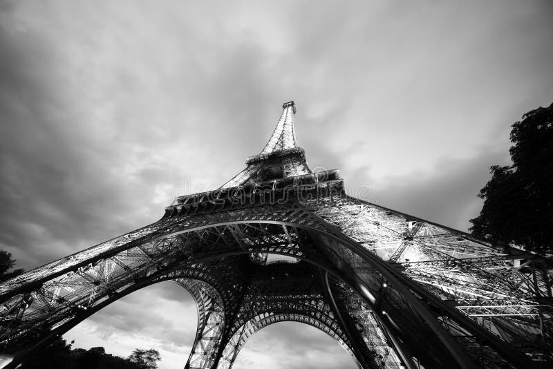 Eiffel Tower in the evening