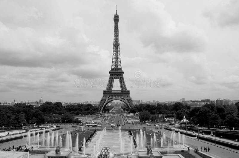 Eiffel Tower, Paris stock photo. Image of landscape, ingenering - 12300926