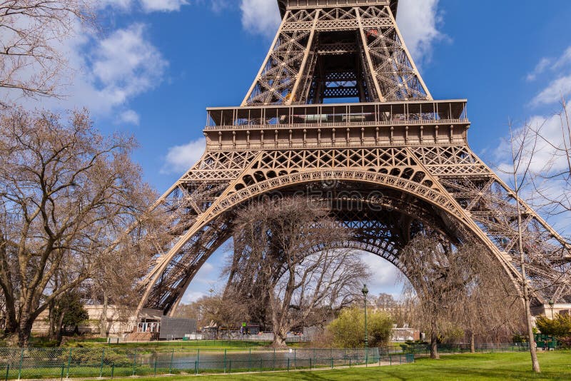 Eiffel Tower In Paris France, Famous Tourism Landmark ...