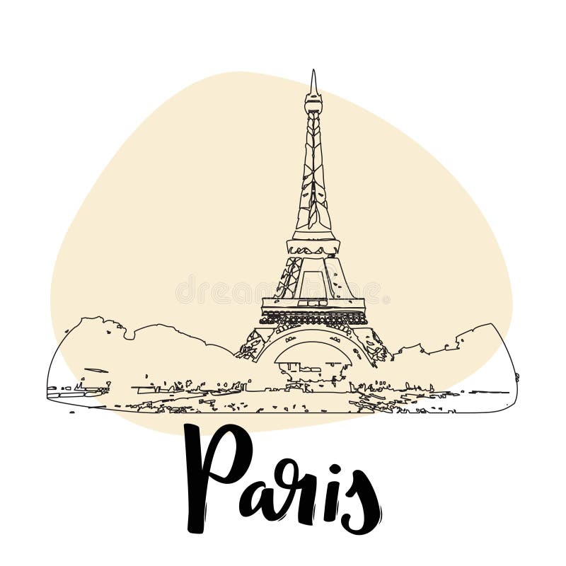 Eiffel tower icon simple style Royalty Free Vector Image