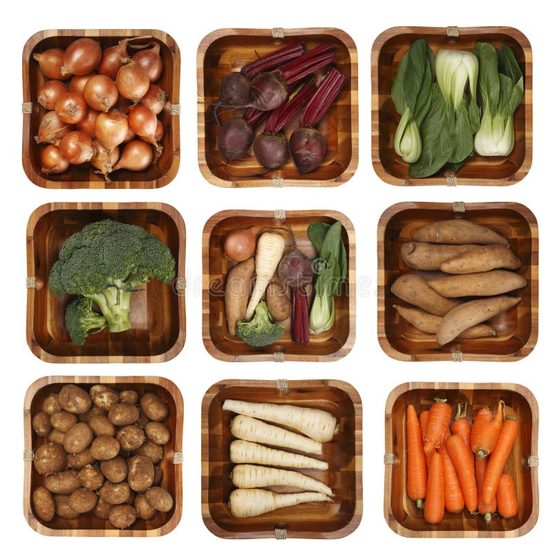 Wooden Basket with Eggs Closeup Stock Image Image of green