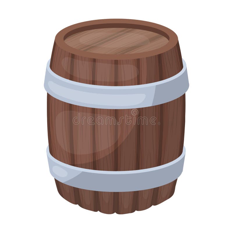 Eiken vatbier Een vat waarin het bier wordt gebrouwen Bar enig pictogram in illustratie van de het symboolvoorraad van de beeldve vector illustratie Eiken vatbier Een vat waarin het bier wordt gebrouwen Bar enig pictogram in illustratie van de het symboolvoorraad van de beeldve vector illustratie