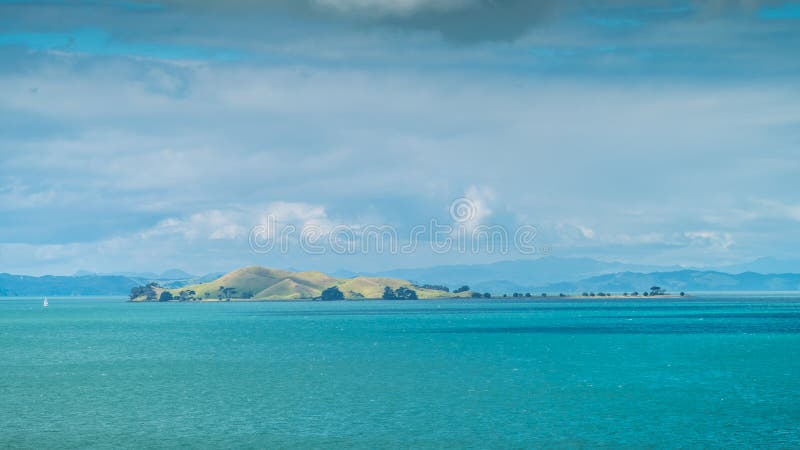 Eilanden van de Hauraki-Golf royalty-vrije stock fotografie Eilanden van de Hauraki-Golf royalty-vrije stock fotografie