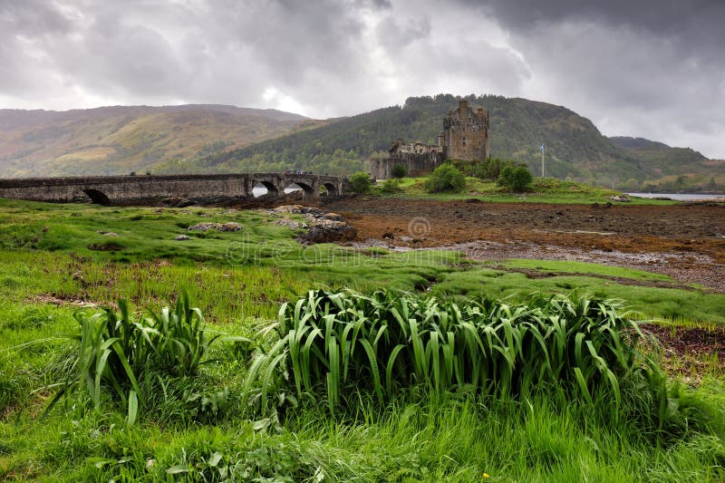 Eilean Donan Castle w Szkocji UK Isle of Skye obrazy royalty free