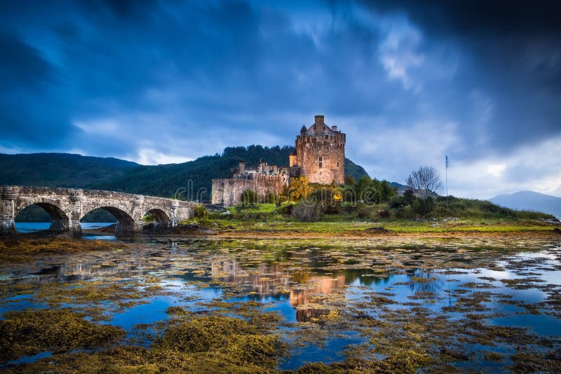 Eilean Donan kasta zdjęcie stock