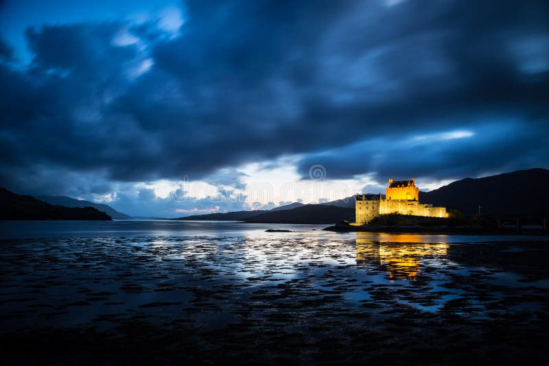 Eilean Donan kasta zdjęcia stock
