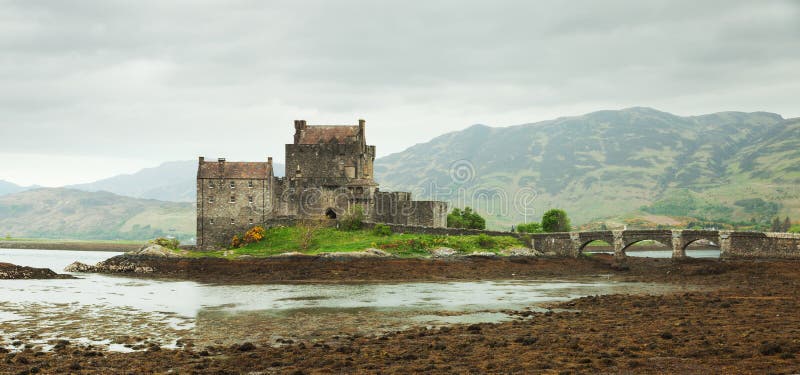 Eilean Donan kasztel fotografia royalty free
