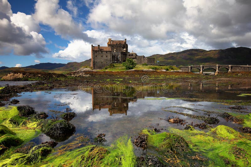 Eilean Donan kasztel Szkocja UK zdjęcia royalty free Eilean Donan kasztel Szkocja UK zdjęcia royalty free