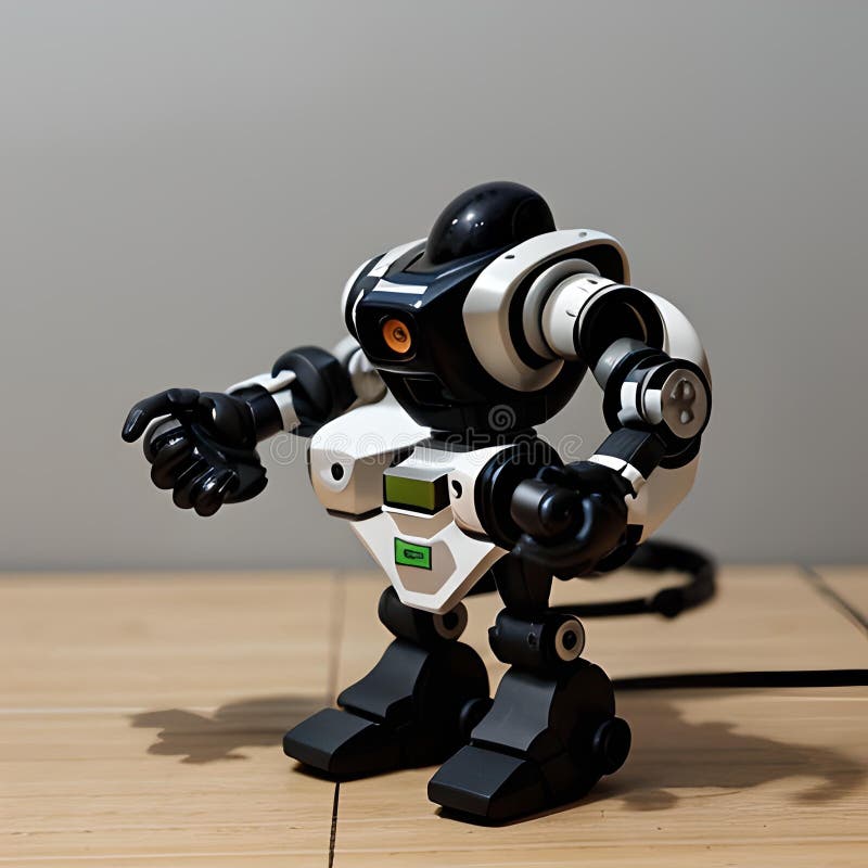 Ein ai-generiertes Bild eines eigenständigen Roboters vektor abbildung