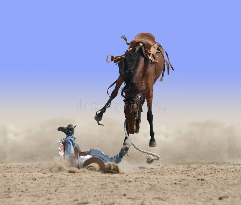 Ein anderer Cowboy beißt den Staub lizenzfreie stockfotografie Ein anderer Cowboy beißt den Staub lizenzfreie stockfotografie