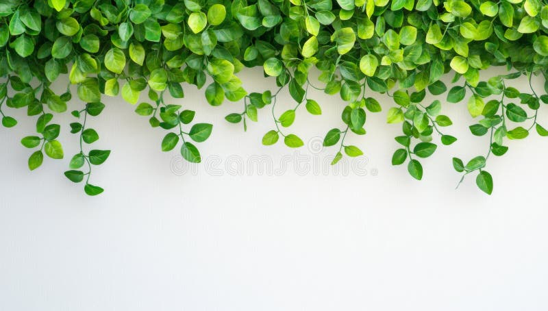 Ein Ausschnitt grüner Blätter, isoliert auf einem transparenten Hintergrund lizenzfreies stockbild