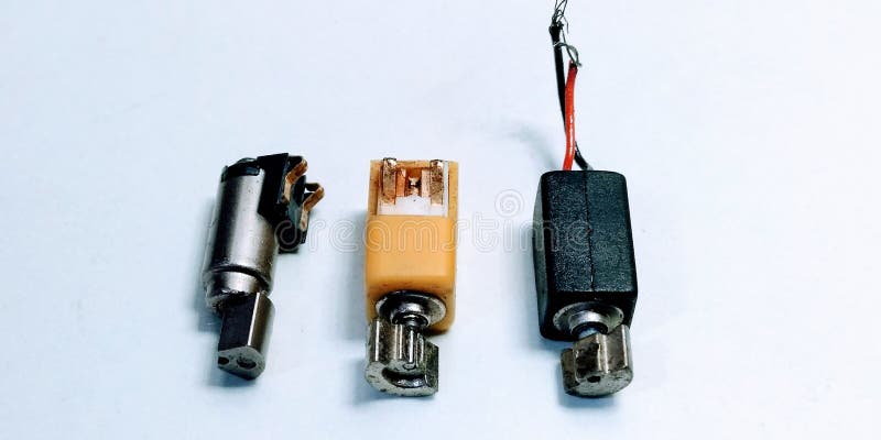Ein Bild der Vibrationsmotoren lizenzfreie stockfotos
