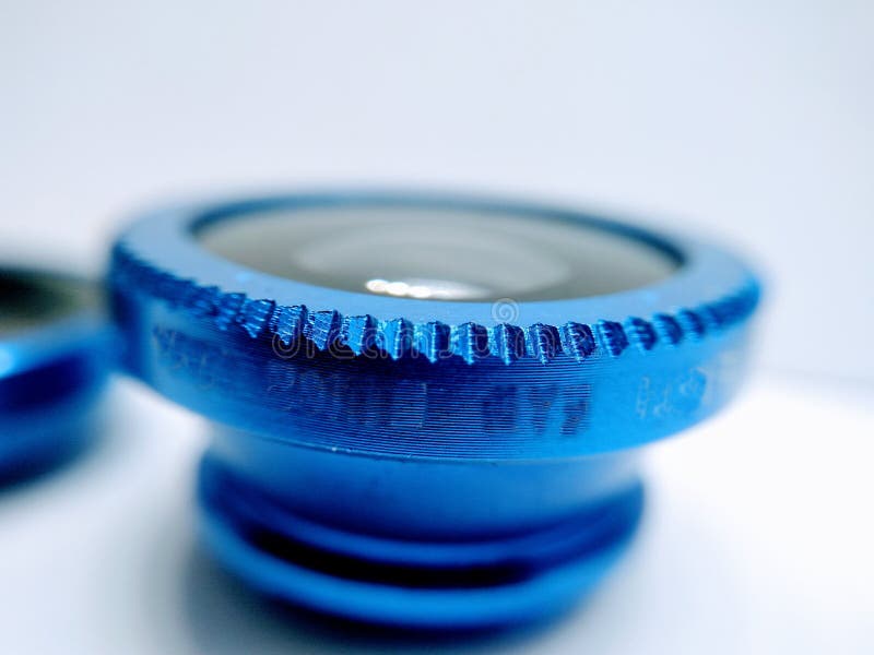 Ein Bild des mobilen Kameraobjektivs stockbild