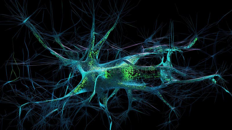 Ein computergeneriertes Bild eines Baumes mit vielen Zweigen. ai generative Bild vektor abbildung