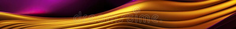 Ein computergeneriertes Bild eines violetten und goldenen Hintergrunds. ai generative Bild stock abbildung