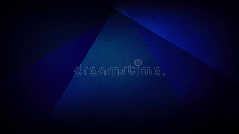 Ein dunkler abstrakter Farbverlauf mit tiefblauen und schwarzen Farbtönen mit geometrischen Formen und einer grainy Textur, ideal lizenzfreie abbildung