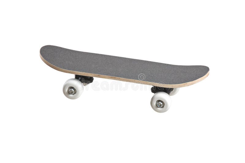 Ein graues Skateboard