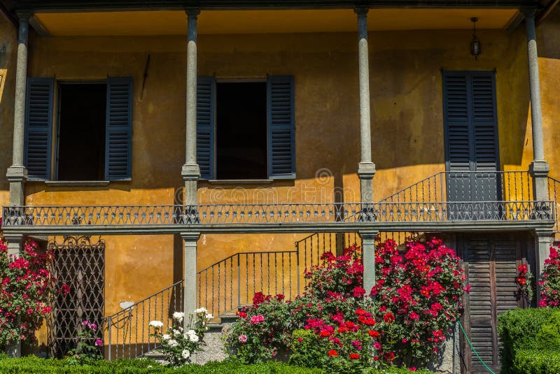 Ein Italienischer Garten Der Klassischen Art In Tirano Auf