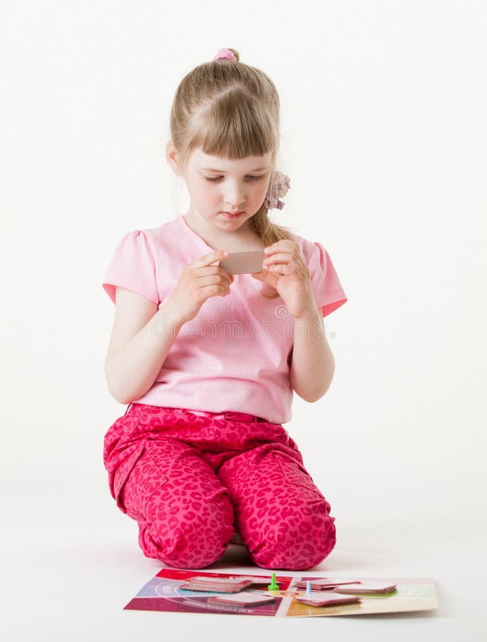 Ein Kind stockbild. Bild von pädagogisch, spielen, kind - 55658781