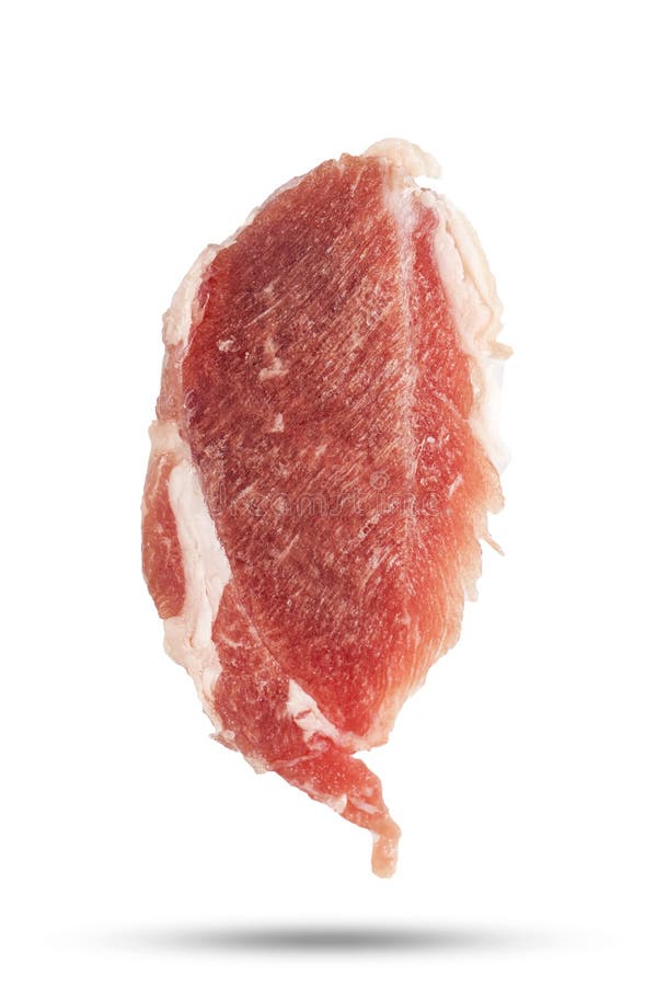 Ein Nahaufnahme gefrorenes Stück Fleisch lizenzfreie stockbilder Ein Nahaufnahme gefrorenes Stück Fleisch lizenzfreie stockbilder