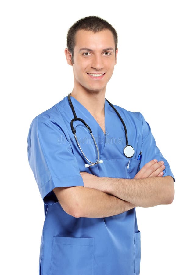 Ein Portrait eines Arztes lizenzfreies stockbild Ein Portrait eines Arztes lizenzfreies stockbild