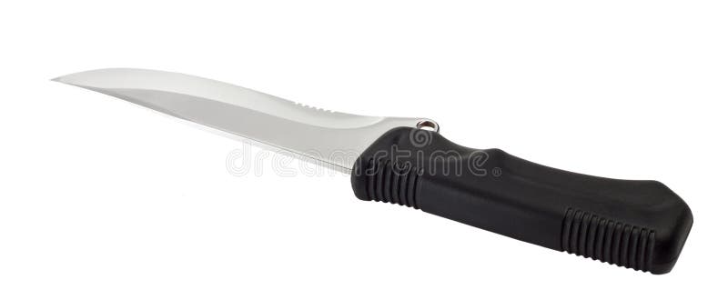 Ein scharfes Stahlmesser lizenzfreies stockfoto Ein scharfes Stahlmesser lizenzfreies stockfoto