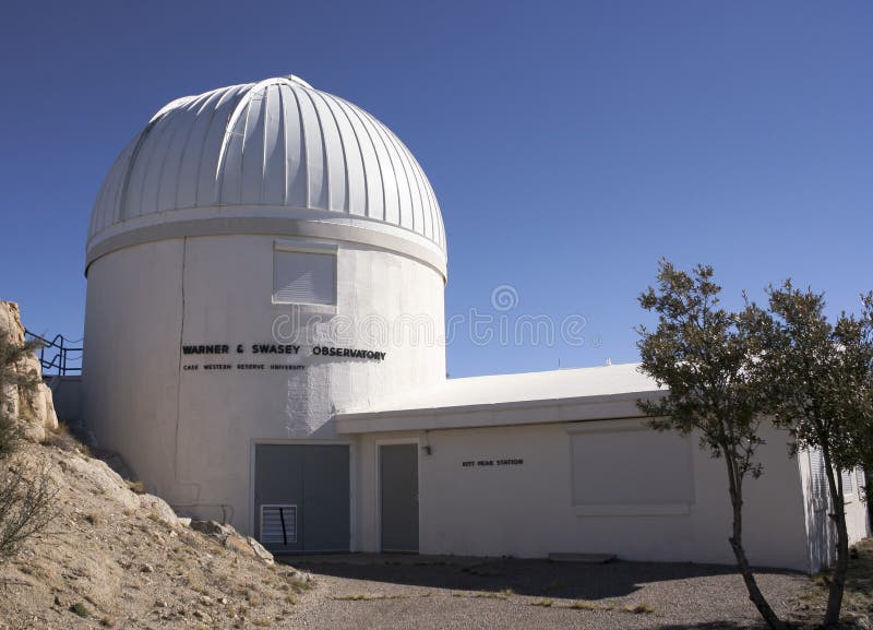Ein Warner- u. Swasey-Observatorium-Schuss, Kitt Peak lizenzfreies stockfoto Ein Warner- u. Swasey-Observatorium-Schuss, Kitt Peak lizenzfreies stockfoto