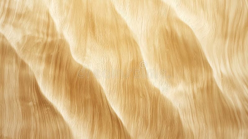 Eine Holzfläche mit einer grauen Struktur, die den Wellen eines Sandstrandes ähnelt. Das Holz scheint verwittert und gealtert zu sein, was ihm ein rustikales und natürliches Ambiente verleiht