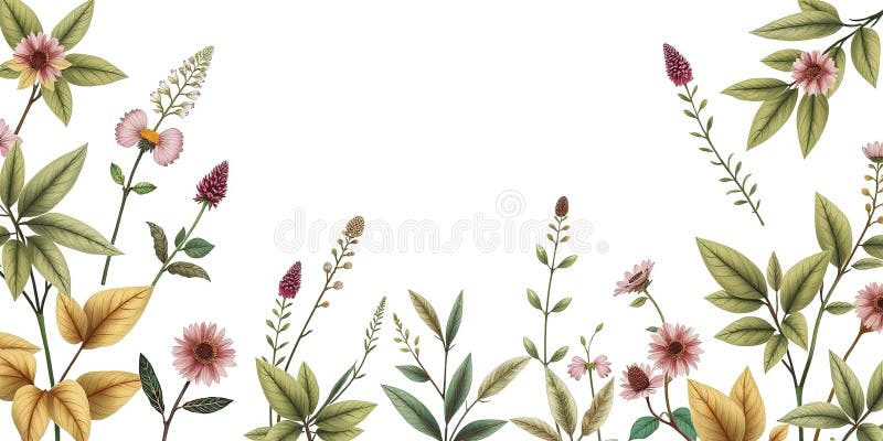 Eine lebendige botanische Oase, die ein detailliertes Muster Khaki mit tropischen Pflanzen entdeckt vektor abbildung