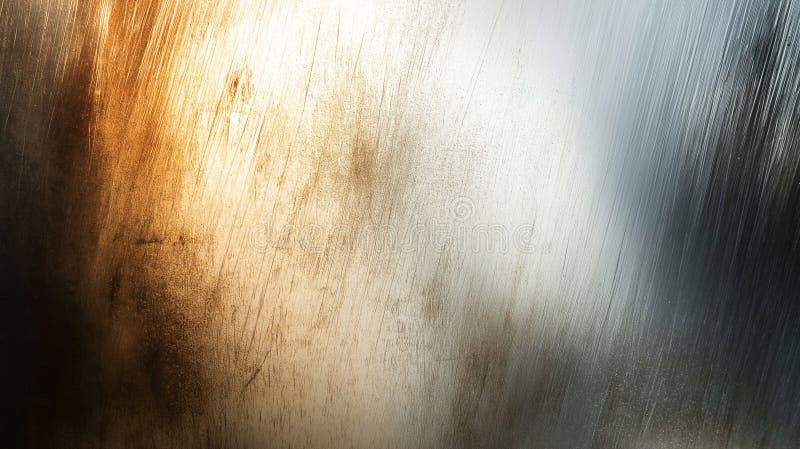 Eine verwitterte Metalloberfläche mit subtilen Texturen voll industriellem Charme stock abbildung