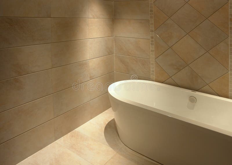 Einfaches Badezimmer stockfoto. Bild von flechtweide, haus - 8006738