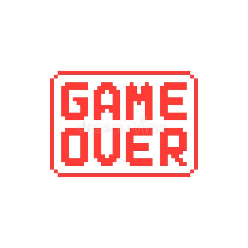Einfaches Spiel über Pixelausweis auf weißem Hintergrund lizenzfreie abbildung Einfaches Spiel über Pixelausweis auf weißem Hintergrund lizenzfreie abbildung