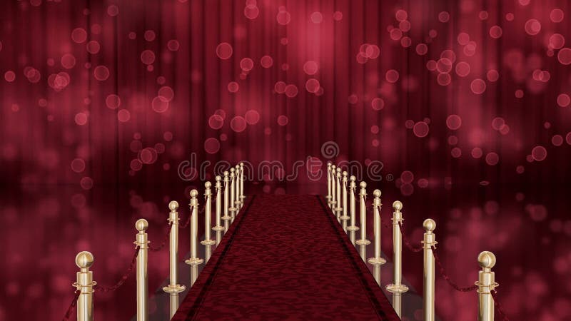 Eingang des roten Teppichs mit Farbenreinheitsschlüssel