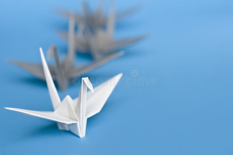Japanische Papierfertigkeit Origami Vogel Stockfoto Bild Von Kreativitat Handgemacht 13818758