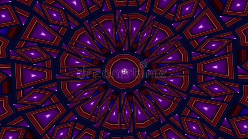 Einzigartige Kaleidoskop buntes Design. abstrakter kaleidoskopischer Farbhintergrund. Kaleidoskop lizenzfreie abbildung