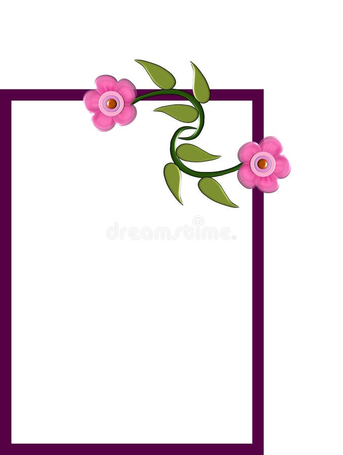 Ecke Mit Rosafarbenen Blumen Stock Illustrationen Vektoren Kliparts 142 Stock Illustrationen