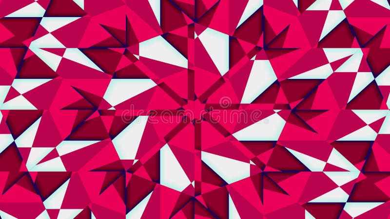 Einzigartiges Kaleidoskop-farbiges Design. abstrakter Hintergrund mit geometrischem Mosaik. lizenzfreie abbildung