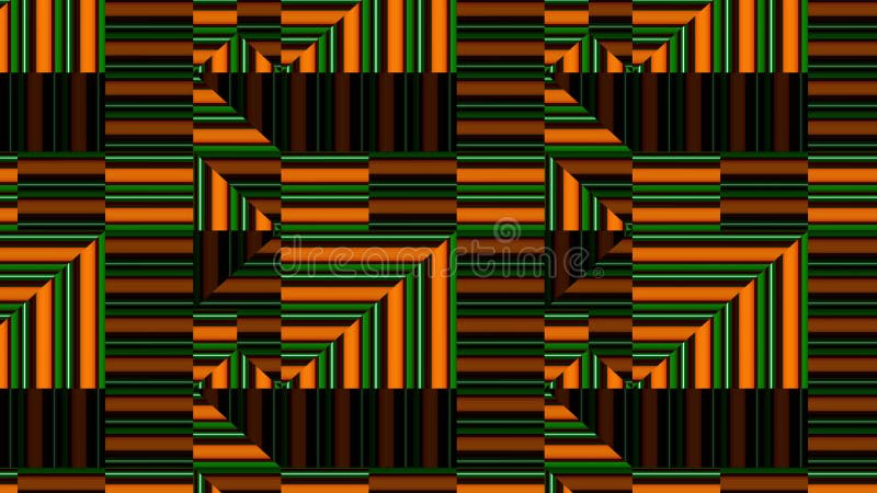 Einzigartiges Kaleidoskop-farbiges Design mit Mosaik. lizenzfreie abbildung