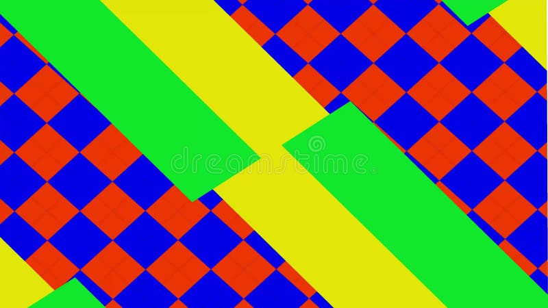 Einzigartiges Kaleidoskop-farbiges Design mit Mosaik. lizenzfreie abbildung