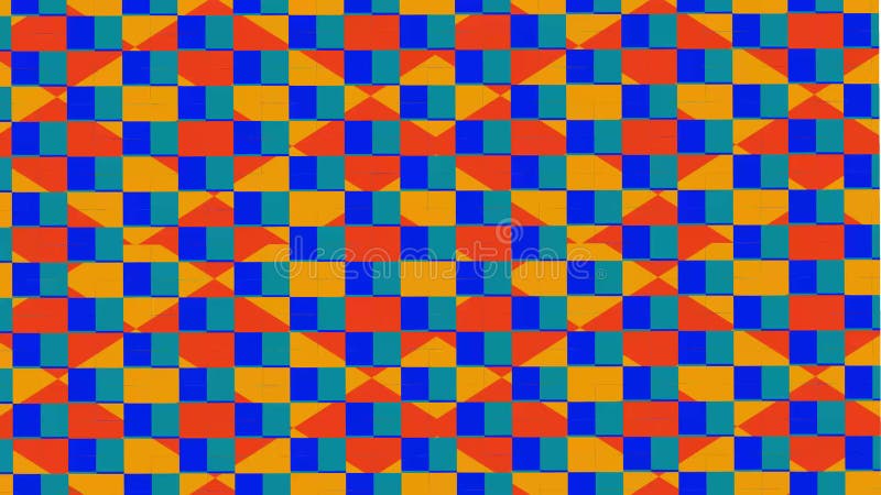 Einzigartiges Kaleidoskop-farbiges Design mit Mosaik. vektor abbildung