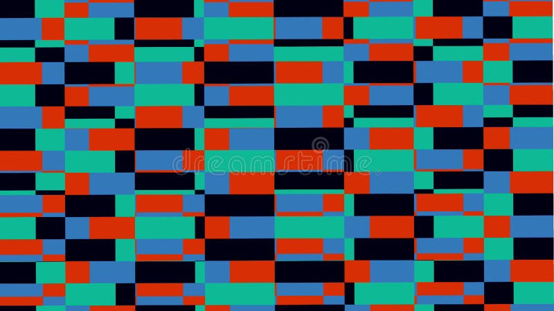 Einzigartiges Kaleidoskop-farbiges Design mit Mosaik. stock abbildung