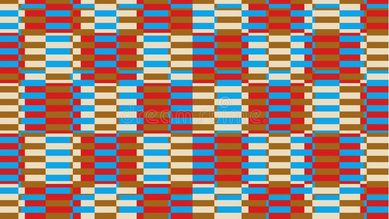 Einzigartiges Kaleidoskop-farbiges Design mit Mosaik. stock abbildung