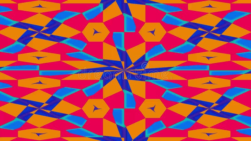 Einzigartiges Kaleidoskop-farbiges Design mit Mosaik. vektor abbildung