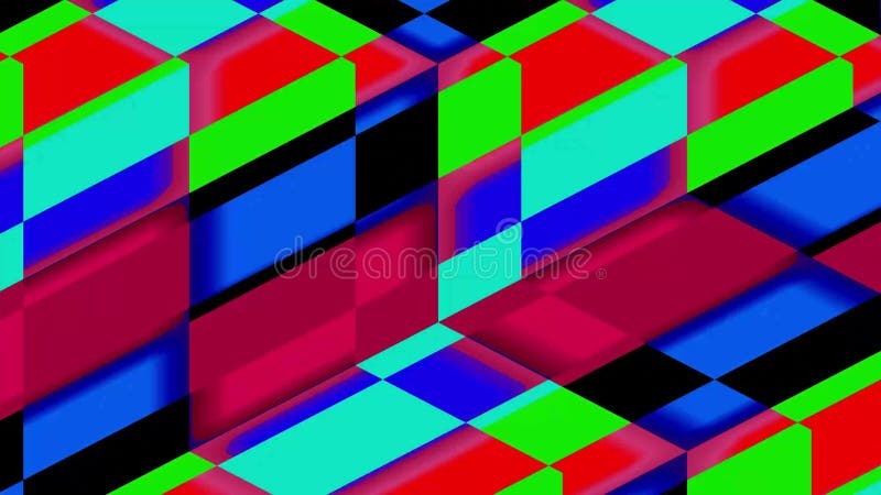 Einzigartiges Kaleidoskop-farbiges Design mit Mosaik. stock abbildung