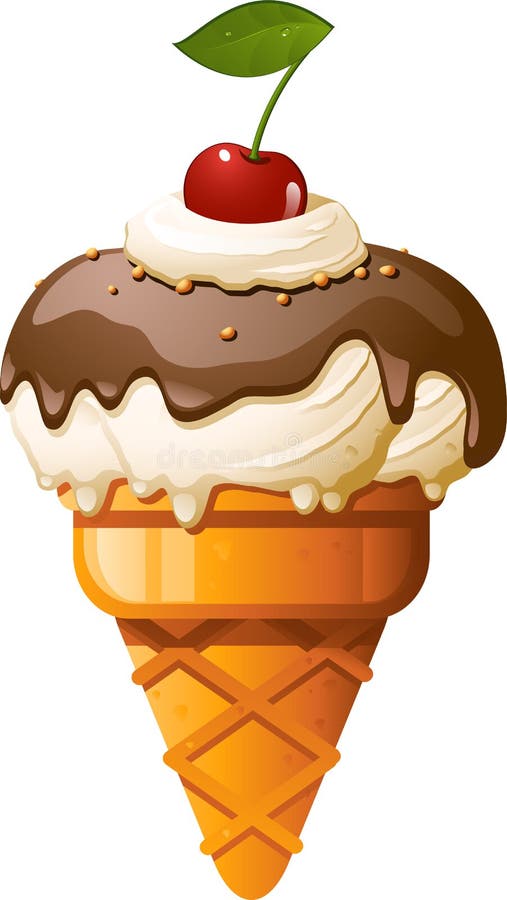 Eiscreme lizenzfreie abbildung