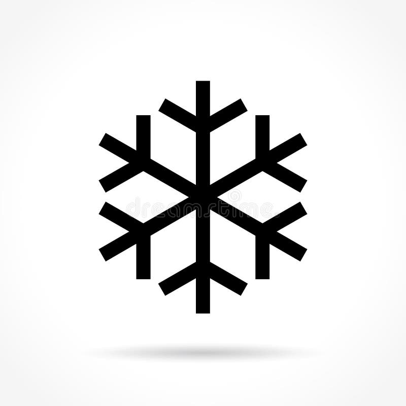 Eis-Symbol auf weißem Hintergrund lizenzfreie abbildung