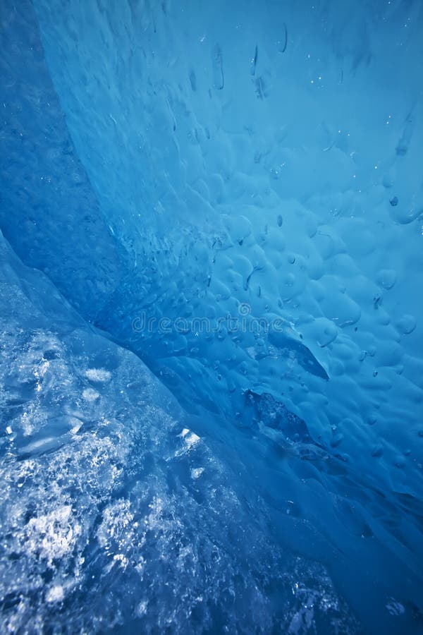 Detail of the walls of an ice cave in glacer bay area alaska. Detail of the walls of an ice cave in glacer bay area alaska